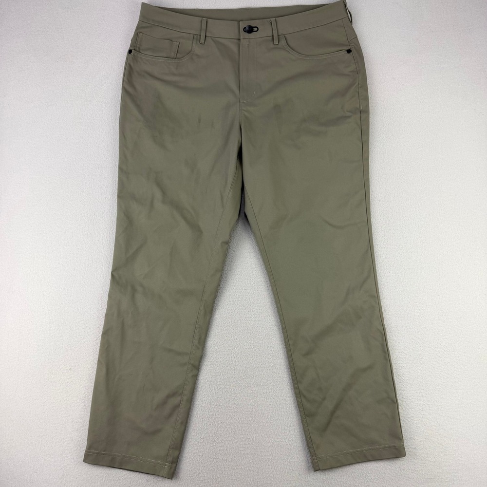 Public Rec Workday Pant Men 35x30 Khaki Straight Leg Performance Chino Pants